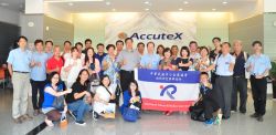 Taiwan SMEs Innovation Award visit Accutex